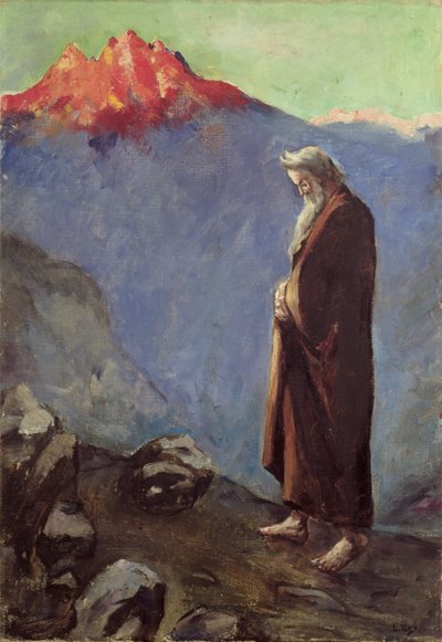 Moses (Approaching Mt. Sinai), 1905-07 by Lesser Ury